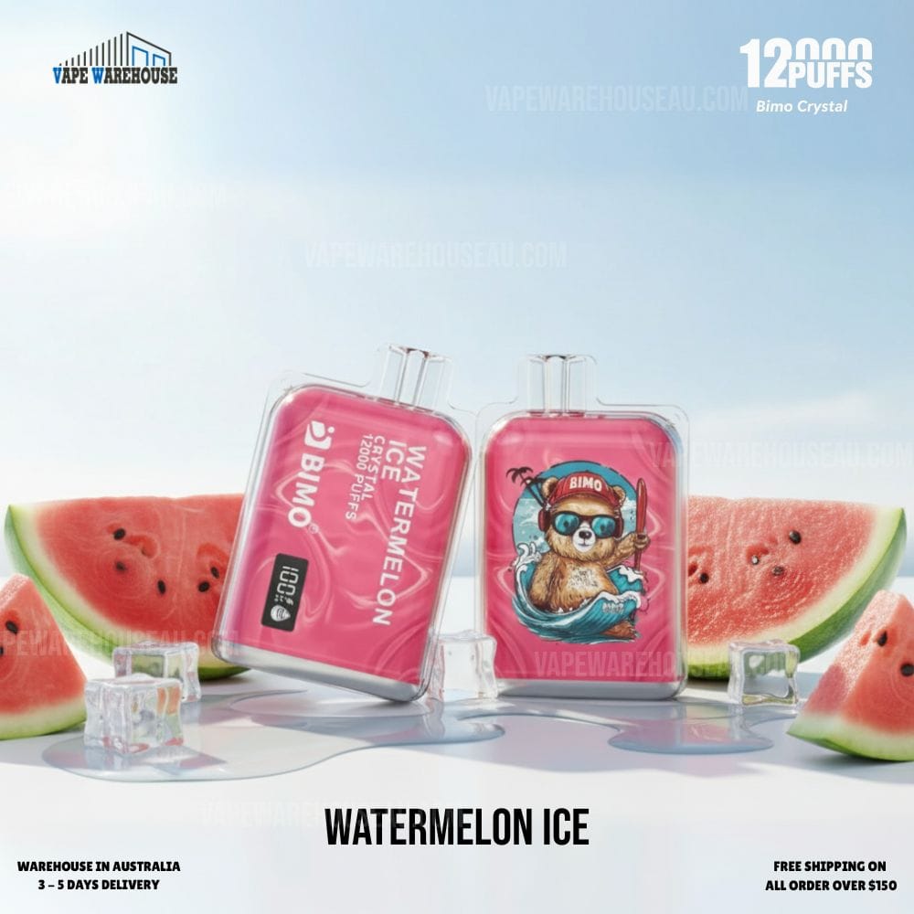 BIMO Crystal 12000 Puffs Watermelon Ice 1 BIMO Crystal 12000 Puffs Watermelon Ice