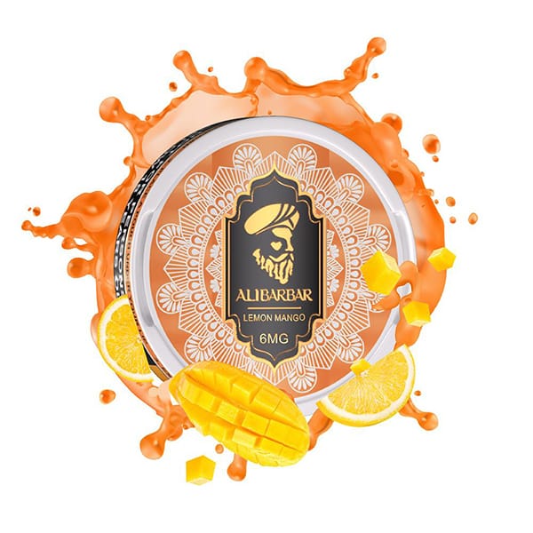 ALIBARBAR Nicotine Pouches Lemon Mango 1 ALIBARBAR Nicotine Pouches Lemon Mango