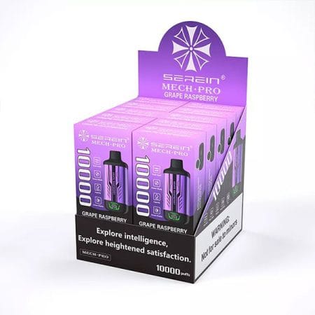 SEREIN MECH-PRO 10000 Puffs Grape Raspberry 4 SEREIN MECH-PRO 10000 Puffs Grape Raspberry