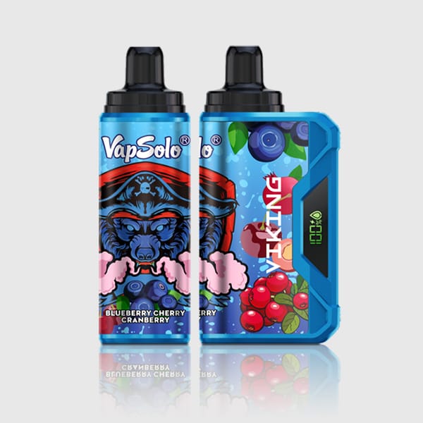 VapSolo VIKING 12000 Puffs Blueberry Cherry Cranberry 1 VapSolo VIKING 12000 Puffs Blueberry Cherry Cranberry