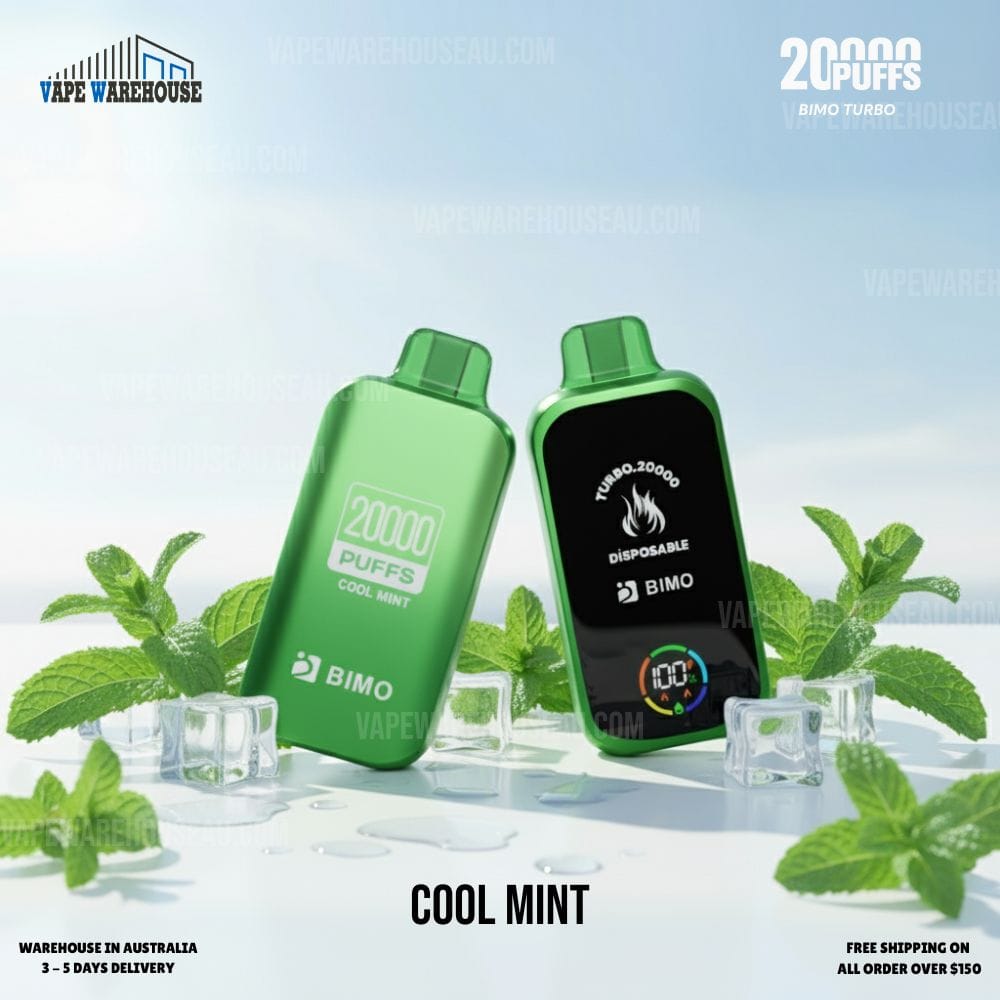 BIMO Turbo 20000 Puffs Cool Mint 1 BIMO Turbo 20000 Puffs Cool Mint