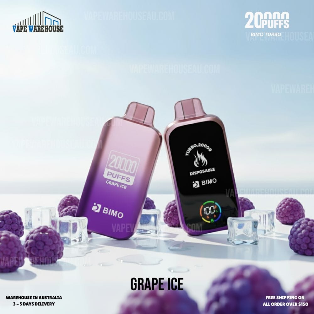 BIMO Turbo 20000 Puffs Grape Ice 1 BIMO Turbo 20000 Puffs Grape Ice