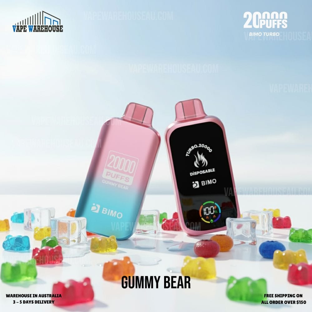 BIMO Turbo 20000 Puffs Gummy Bear 1 BIMO Turbo 20000 Puffs Gummy Bear