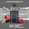 IGET One 12000 Puffs Blackberry Cherry Pomegranate 4 IGET One 12000 Puffs Blackberry Cherry Pomegranate