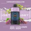 IGET One 12000 Puffs Chupa Chups Grape 2 IGET One 12000 Puffs Chupa Chups Grape