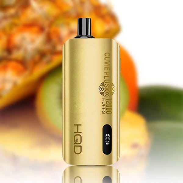 HQD Cuvie Slick Plus 12000 Puffs Kiwi Pineapple 1 HQD Cuvie Slick Plus 12000 Puffs Kiwi Pineapple