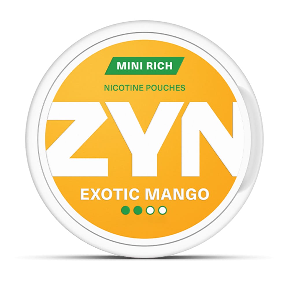 ZYN Nicotine Pouches 9mg Exotic Mango 1 ZYN Nicotine Pouches 9mg Exotic Mango