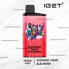 IGET Bar Pro 10000 Puffs Raspberry Cherry Blackberry 6 IGET Bar Pro 10000 Puffs Raspberry Cherry Blackberry