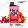 IGET Bar Pro 10000 Puffs Strawberry Cranberry Bliss 5 IGET Bar Pro 10000 Puffs Strawberry Cranberry Bliss