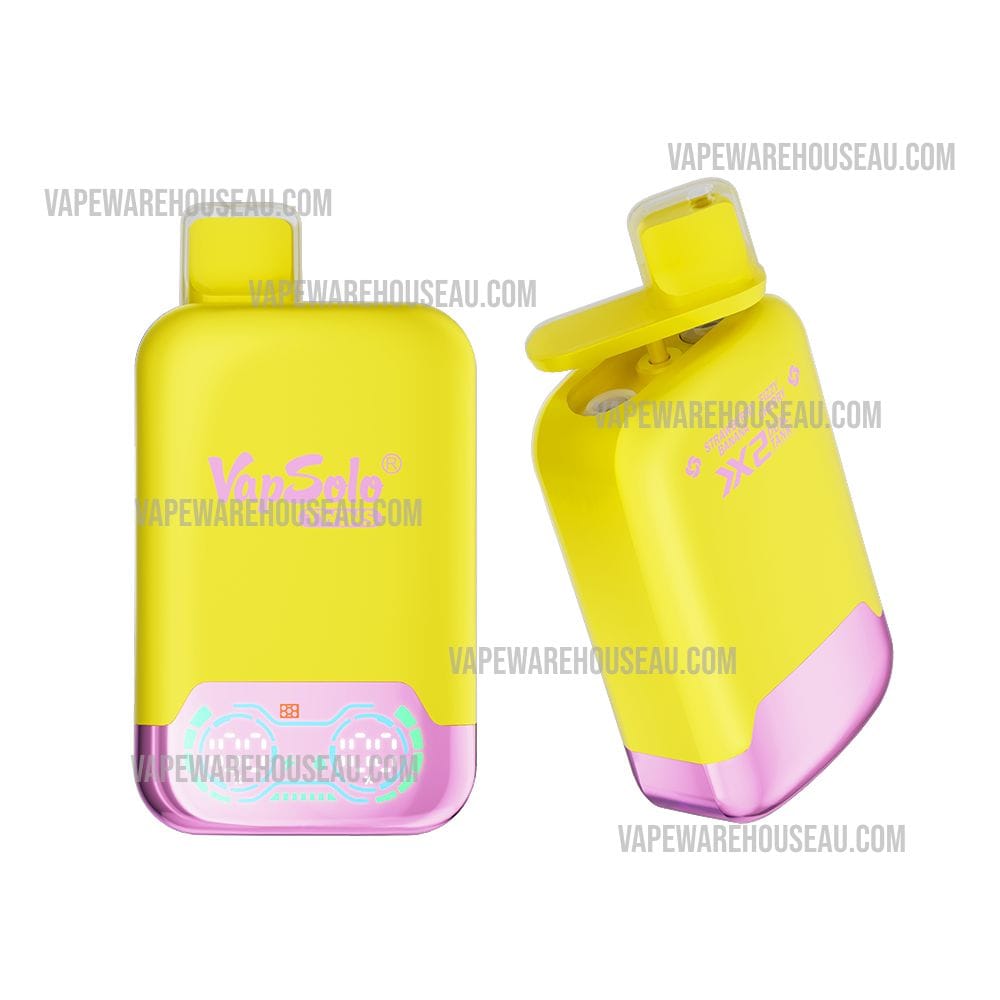 VapSolo Twins 20000 Puffs Strawberry Banana & Fizzy Cherry | VAPE WAREHOUSE