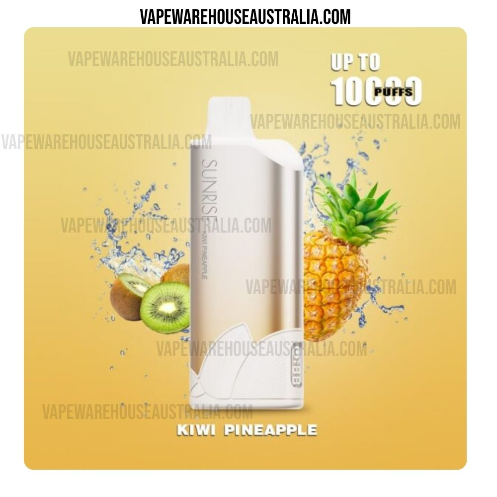 GROO Sunrise 10000 Puffs Kiwi Pineapple 1 GROO Sunrise 10000 Puffs Kiwi Pineapple