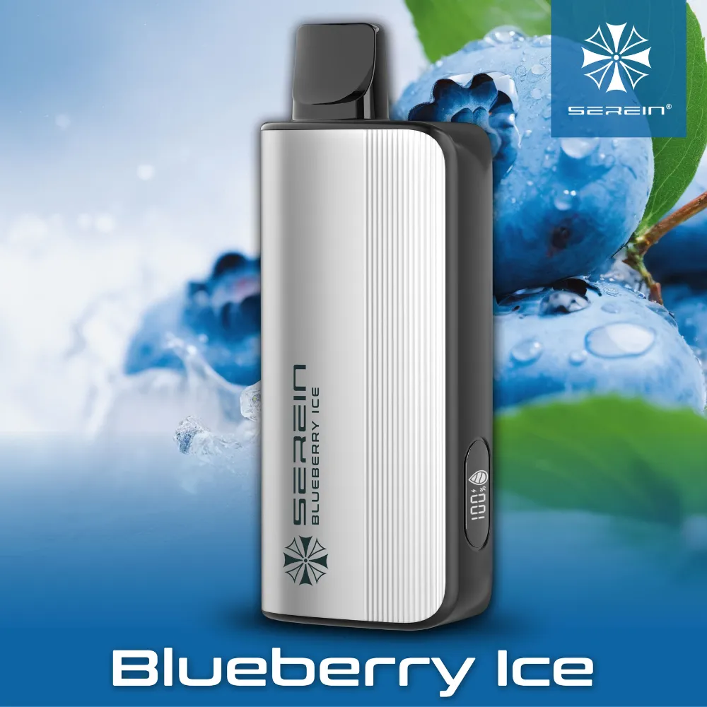 SEREIN MECH 12000 PUFFS BLUEBERRY ICE 1 SEREIN MECH 12000 PUFFS BLUEBERRY ICE
