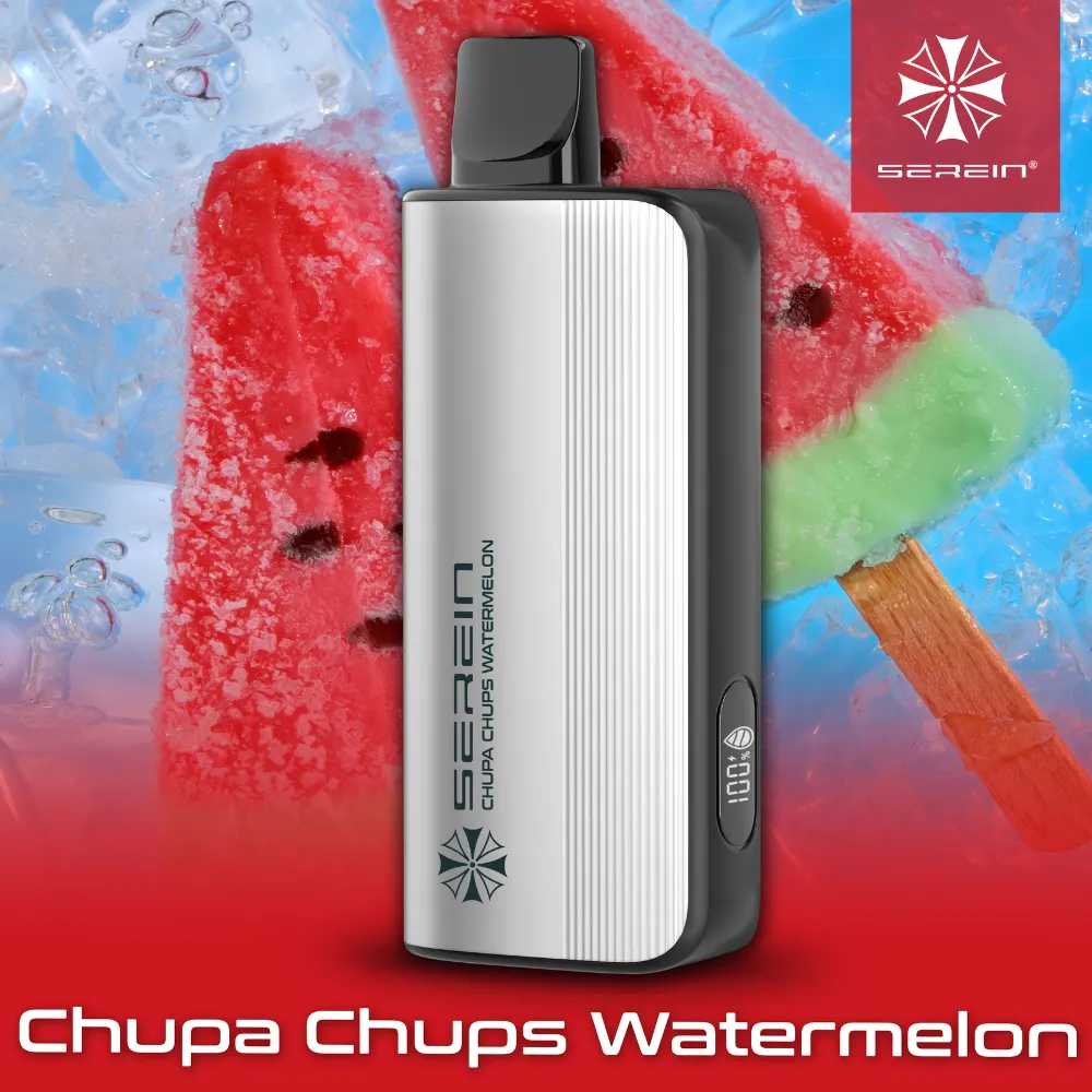 SEREIN MECH 12000 PUFFS CHUPA CHUPS WATERMELON 1 SEREIN MECH 12000 PUFFS CHUPA CHUPS WATERMELON