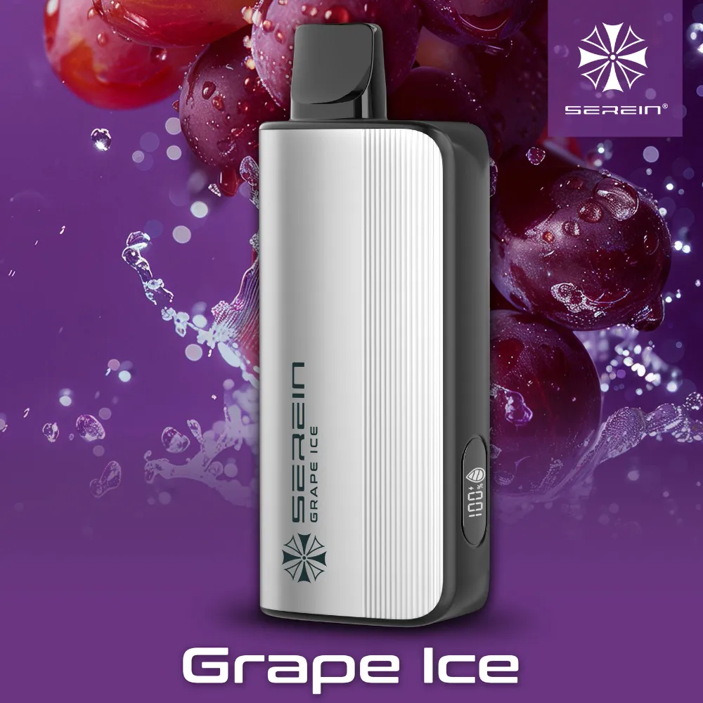 SEREIN MECH 12000 PUFFS GRAPE ICE 1 SEREIN MECH 12000 PUFFS GRAPE ICE