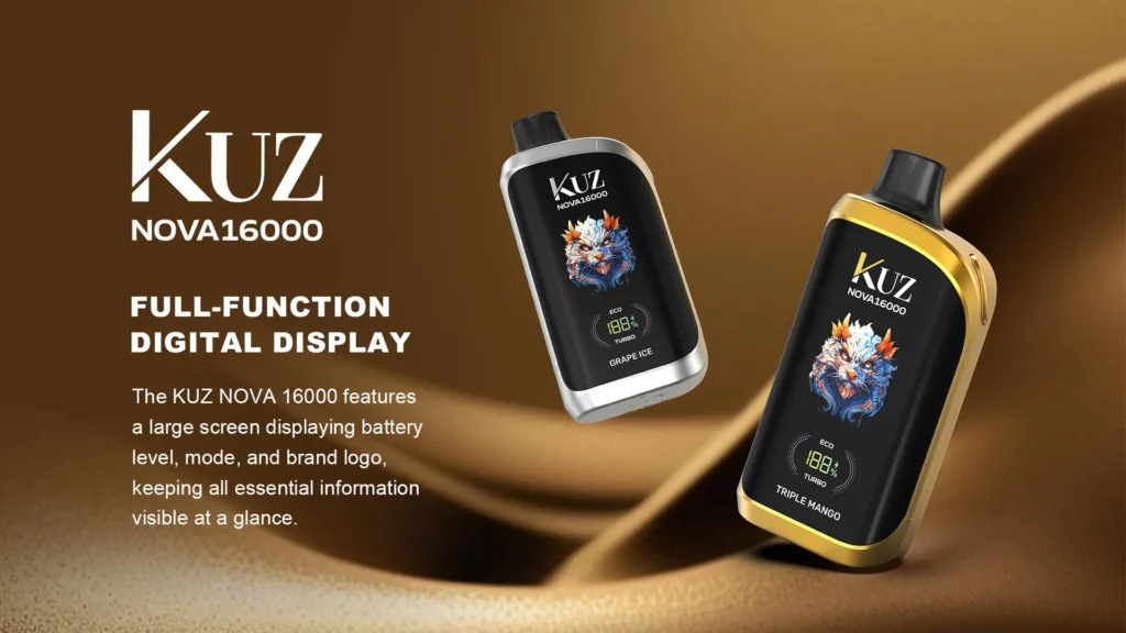 KUZ Nova 16000 Puffs Watermelon Raspberry 2 Banner Kuz Nova 16000