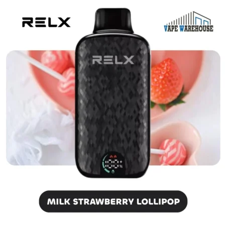RELX Sparta 18000 Puffs Milk Strawberry Lollipop
