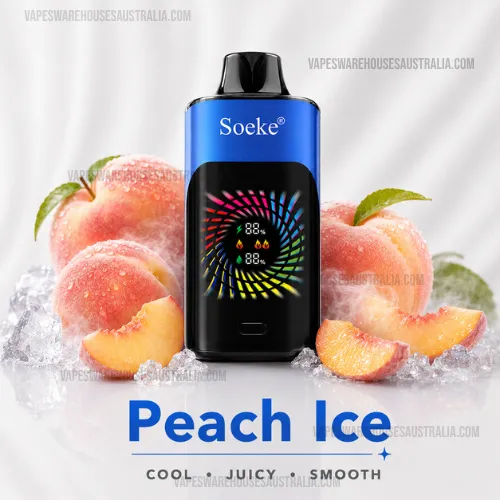 SOEKE S9 28000 Puffs Peach Ice 1 SOEKE S9 28000 Puffs Peach Ice