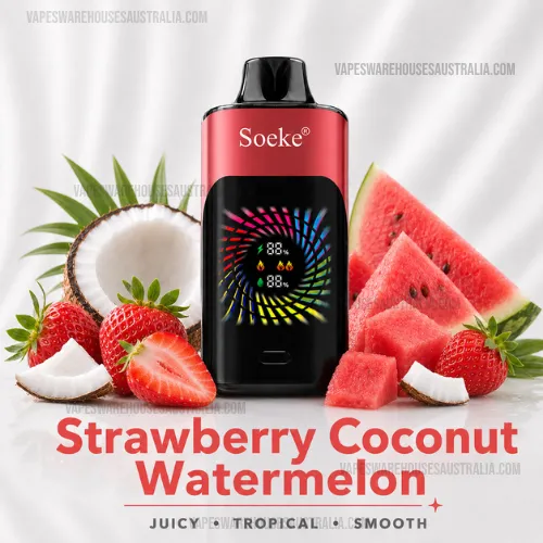 SOEKE S9 28000 Puffs Strawberry Coconut Watermelon 1 SOEKE S9 28000 Puffs Strawberry Coconut Watermelon